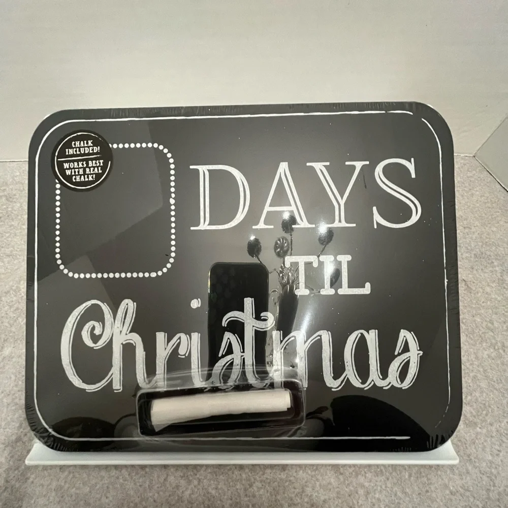 Holiday Budget Planner, Christmas List & Days Til Christmas Chalkboards